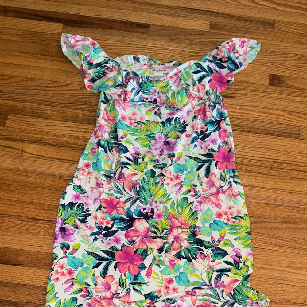 Tommy Bahama Floral Off-Shoulder Dress - Picture 1 of 3